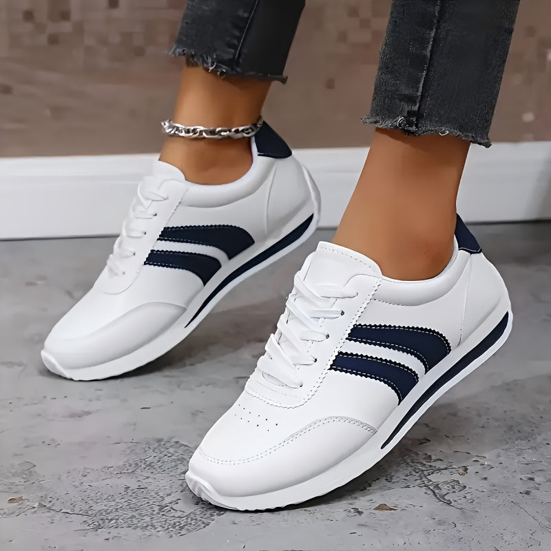 Lucienne | Sneakers blanches sportives élégantes confortables