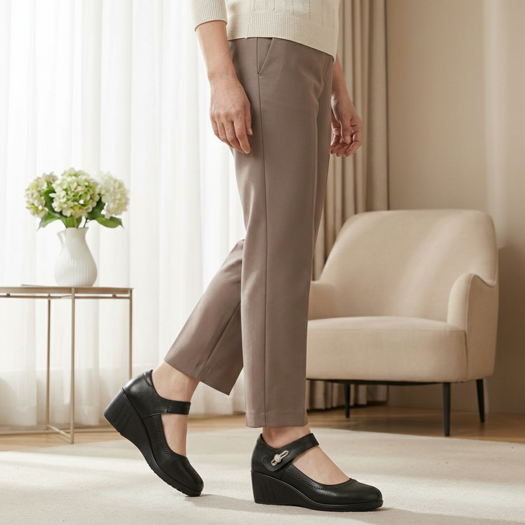 Lydia | Chaussures Confort Élégantes à Talon Mi-Haut