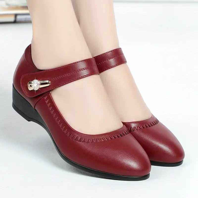 Lydia | Chaussures Confort Élégantes à Talon Mi-Haut