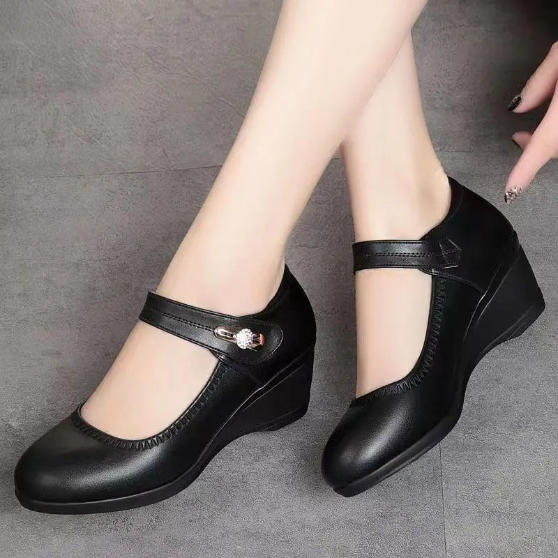 Lydia | Chaussures Confort Élégantes à Talon Mi-Haut