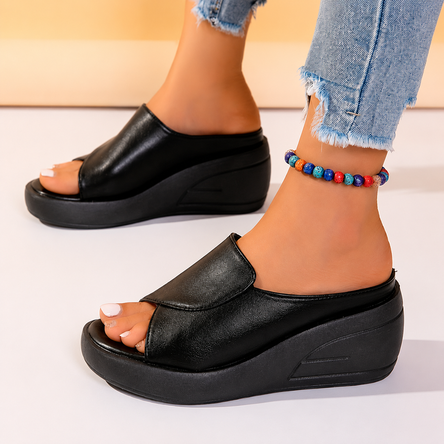 Celine | Sandales Compensées Orthopédiques