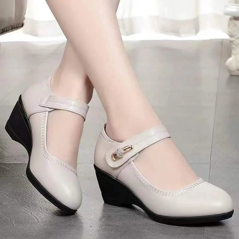 Lydia | Chaussures Confort Élégantes à Talon Mi-Haut