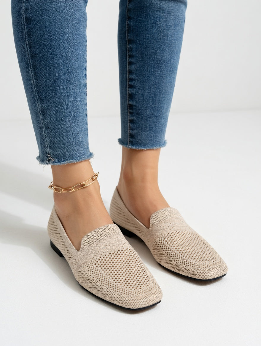 Luméline | Mocassins respirants maille élégante confortable