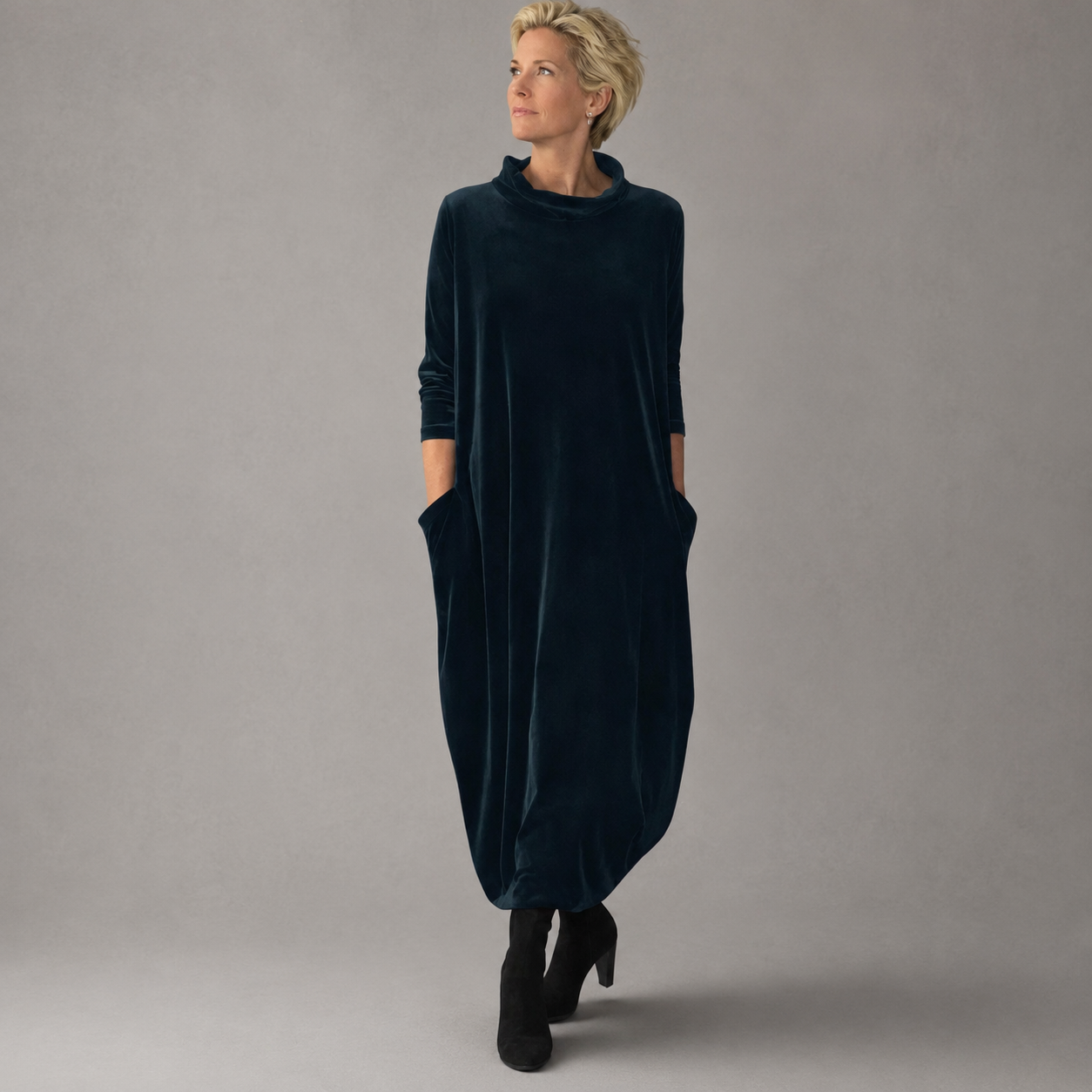 Leona | Robe Longue en Velours
