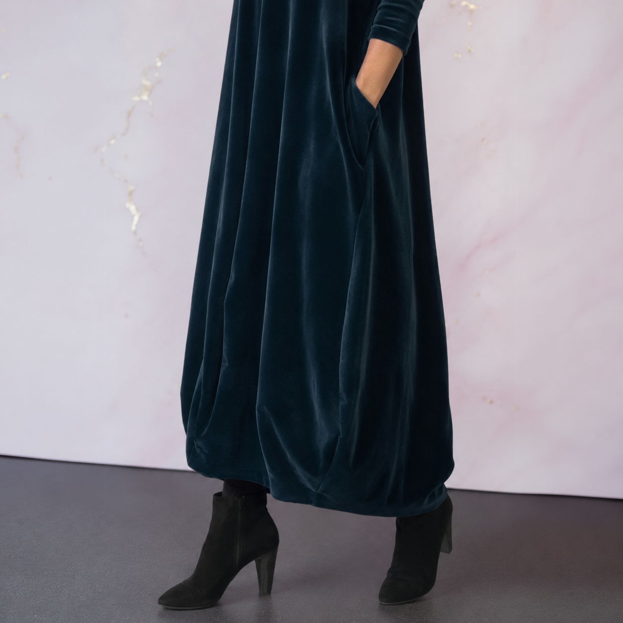 Leona | Robe Longue en Velours