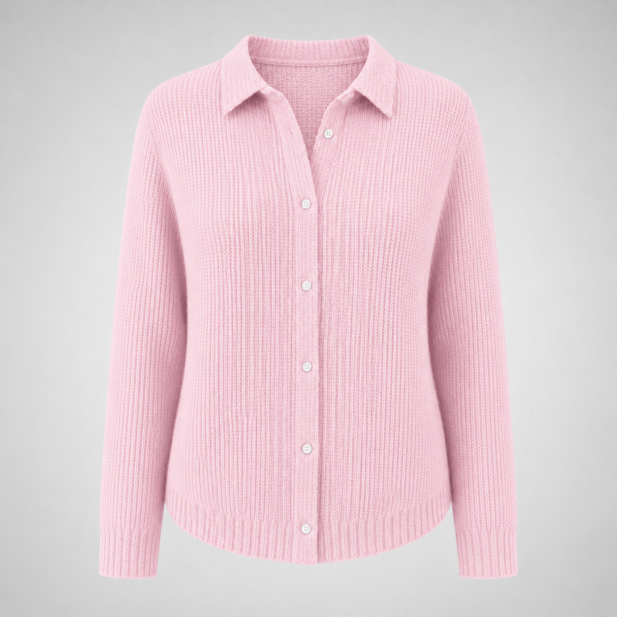 Katrina | Textured Knit Button Cardigan