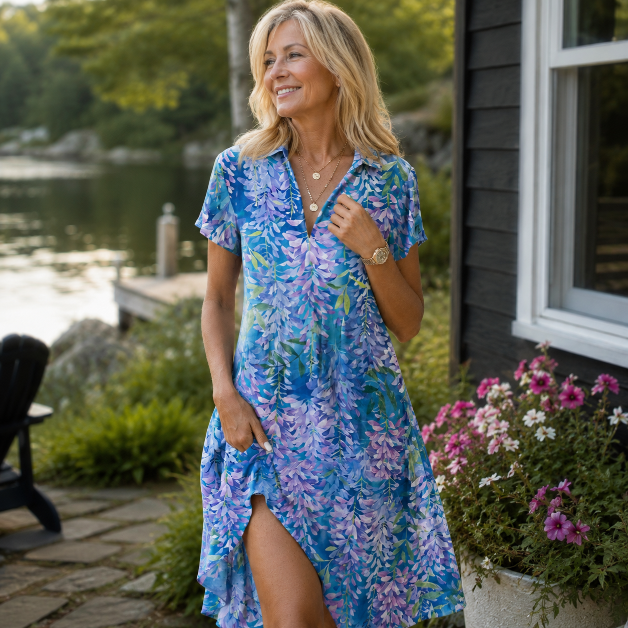 Moira | Robe Midi Confort Légère