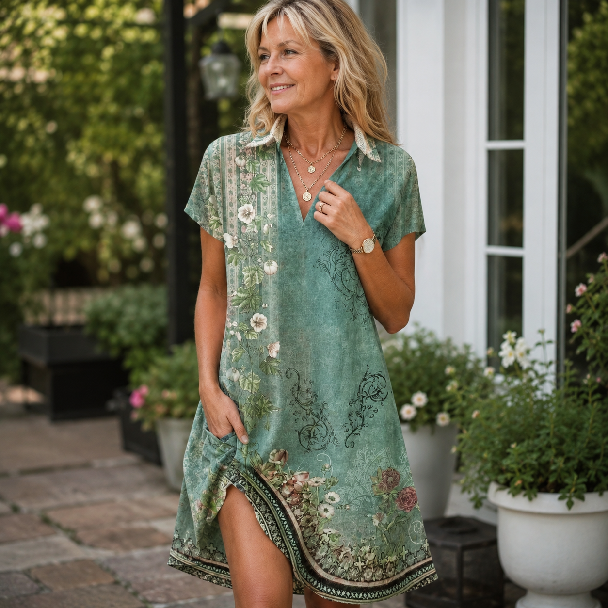 Moira | Robe Midi Confort Légère