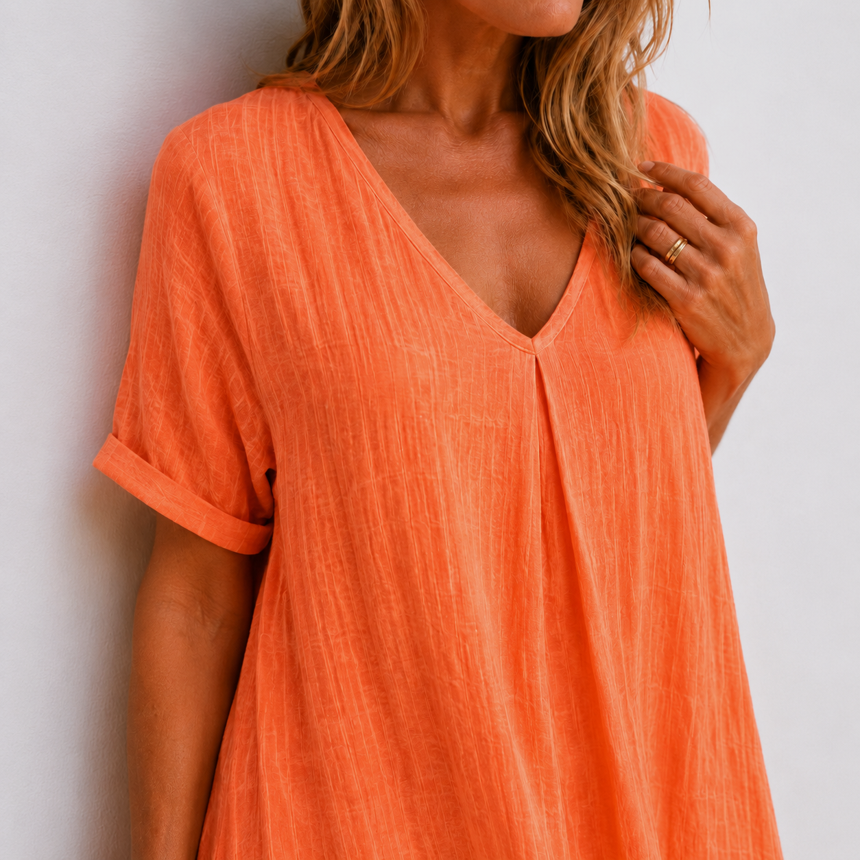 Violette | Robe longue fluide en lin