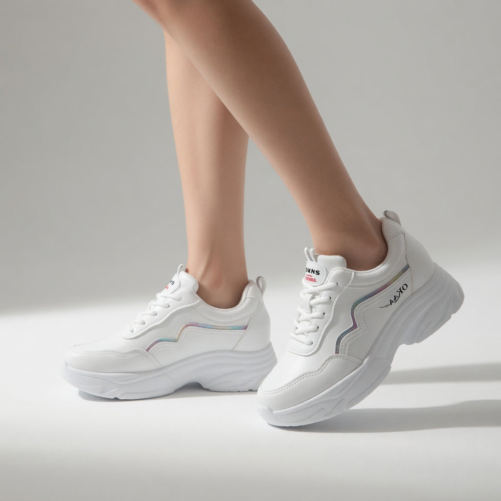 Blanchette | Sneaker chunky blanche style urbain féminin