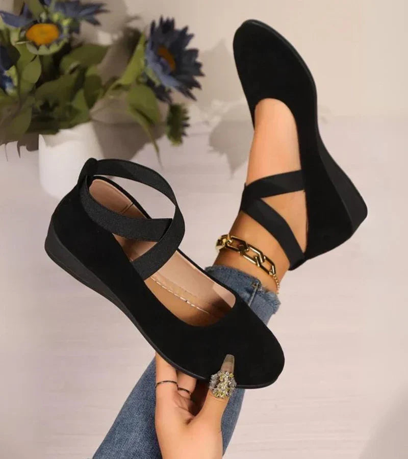 Camille | Ballerines ergonomiques élégantes à brides croisées