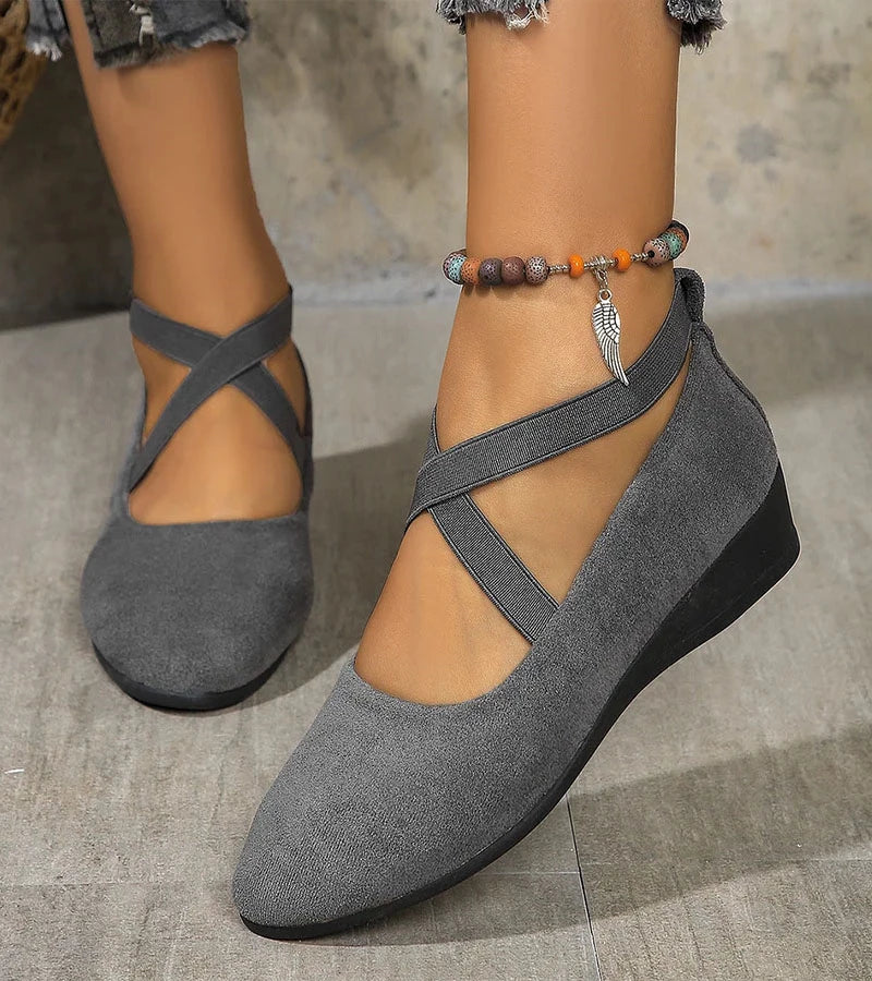 Camille | Ballerines ergonomiques élégantes à brides croisées