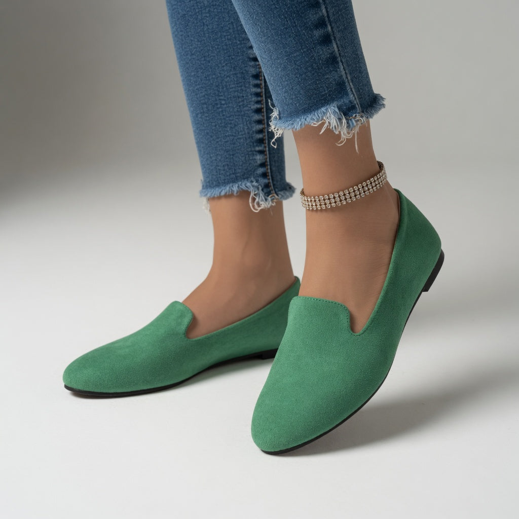 Azélie | Mocassin suédé coloré légèreté au quotidien