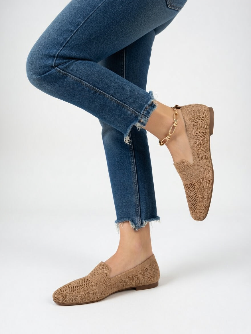 Luméline | Mocassins respirants maille élégante confortable