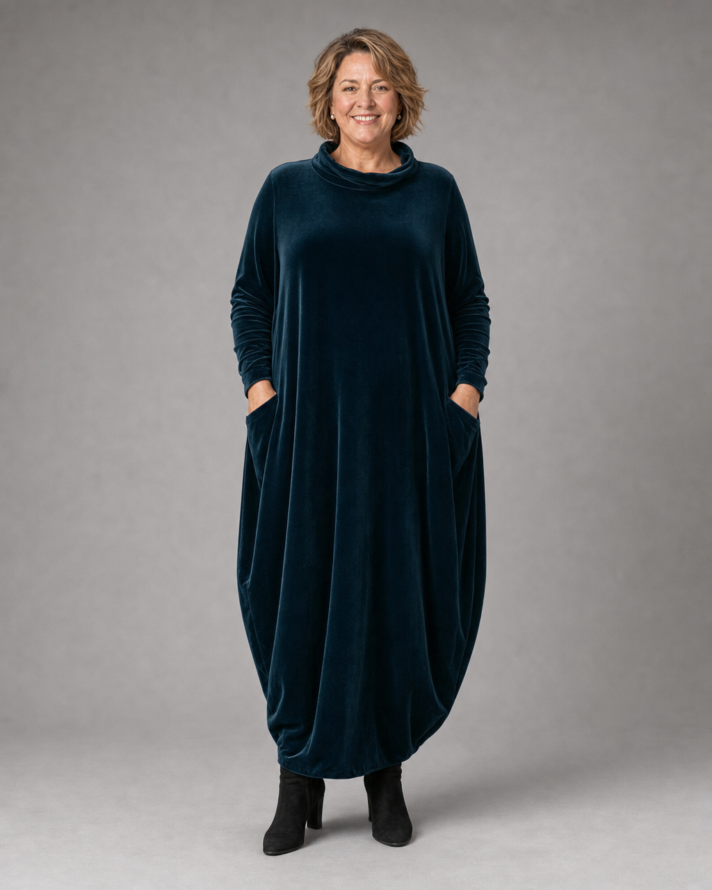 Leona | Robe Longue en Velours
