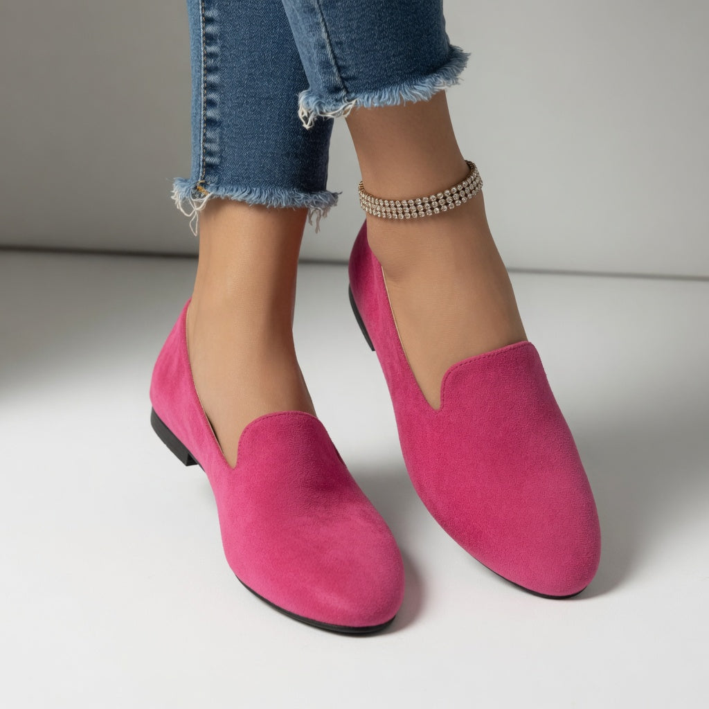 Azélie | Mocassin suédé coloré légèreté au quotidien