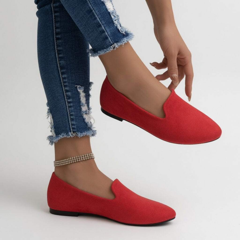 Azélie | Mocassin suédé coloré légèreté au quotidien