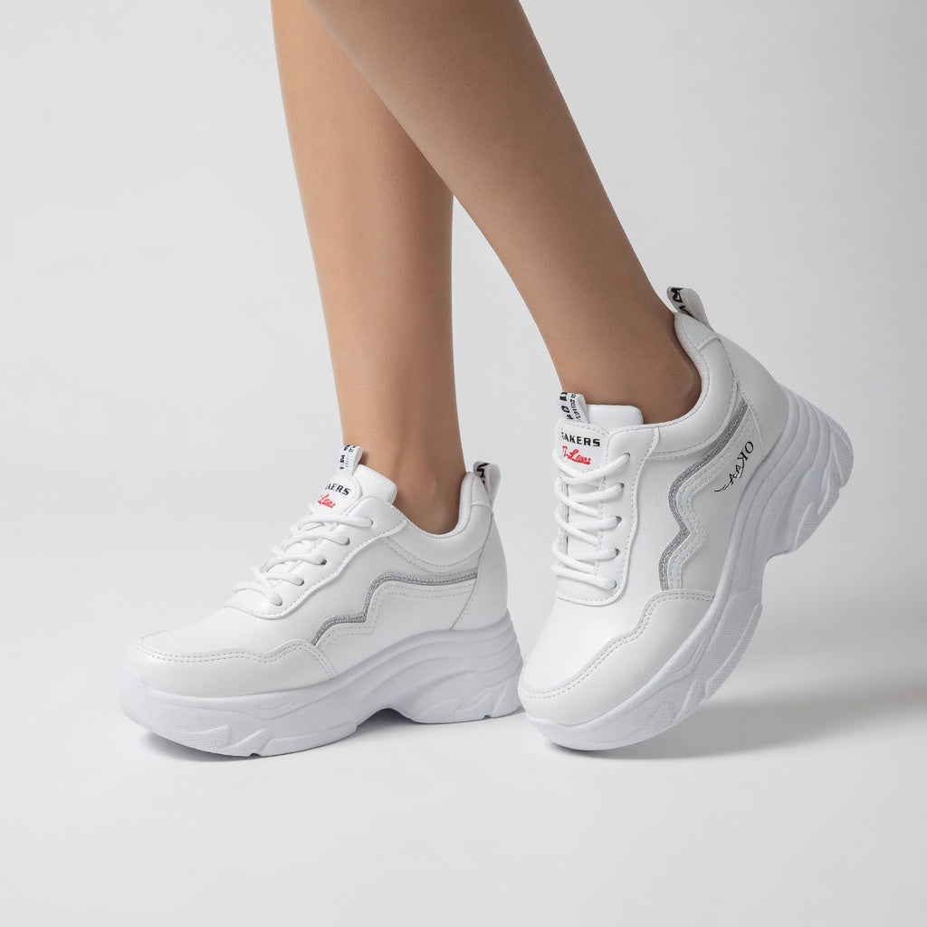 Blanchette | Sneaker chunky blanche style urbain féminin