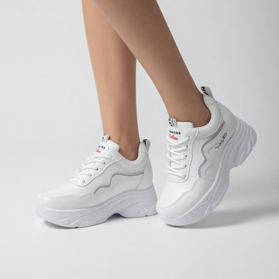 Blanchette | Sneaker chunky blanche style urbain féminin