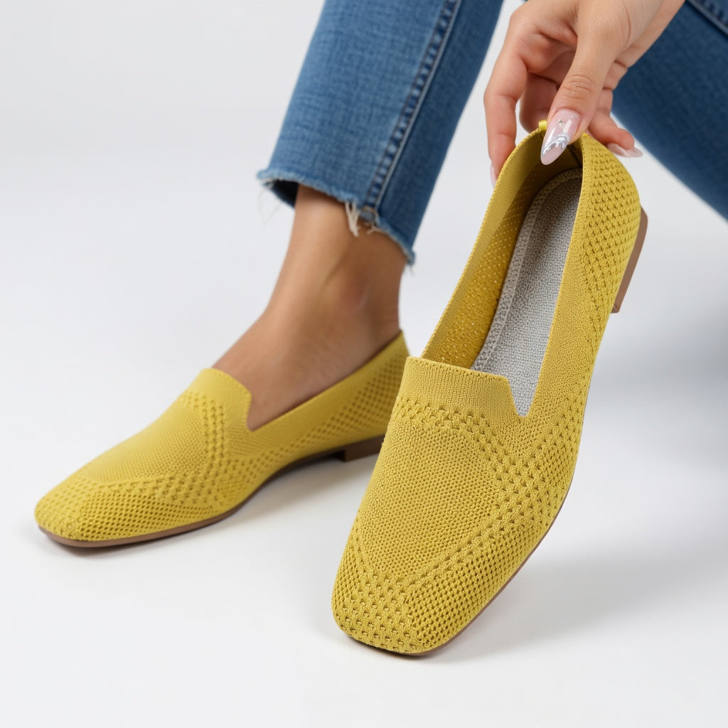 Luméline | Mocassins respirants maille élégante confortable
