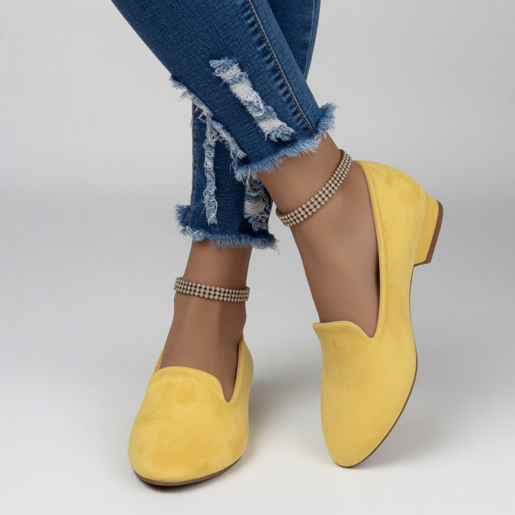 Azélie | Mocassin suédé coloré légèreté au quotidien