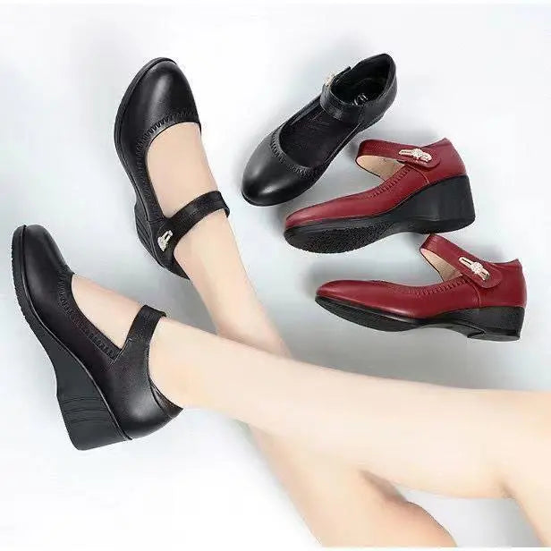 Lydia | Chaussures Confort Élégantes à Talon Mi-Haut
