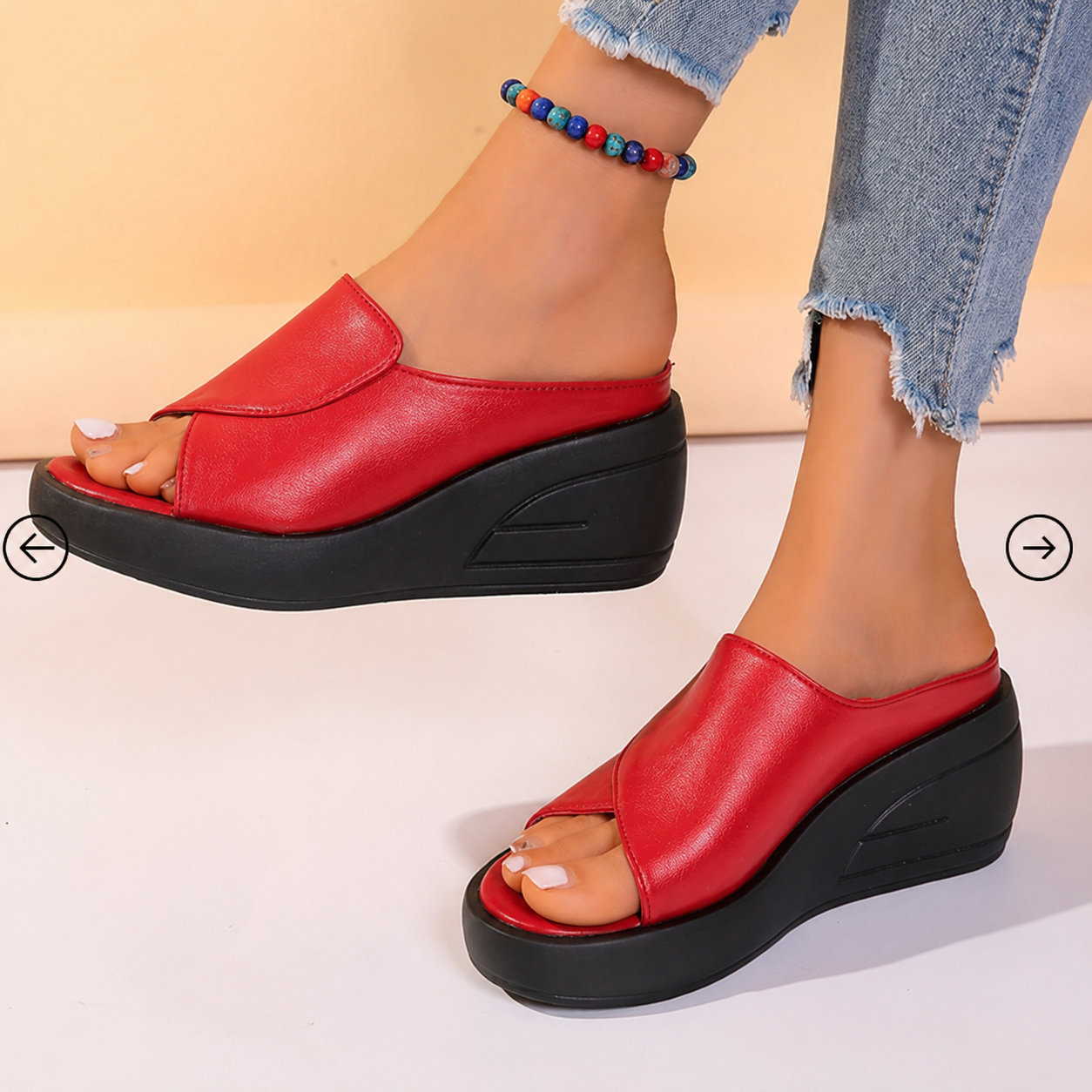 Celine | Sandales Compensées Orthopédiques