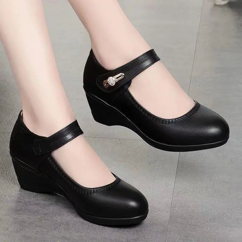 Lydia | Chaussures Confort Élégantes à Talon Mi-Haut