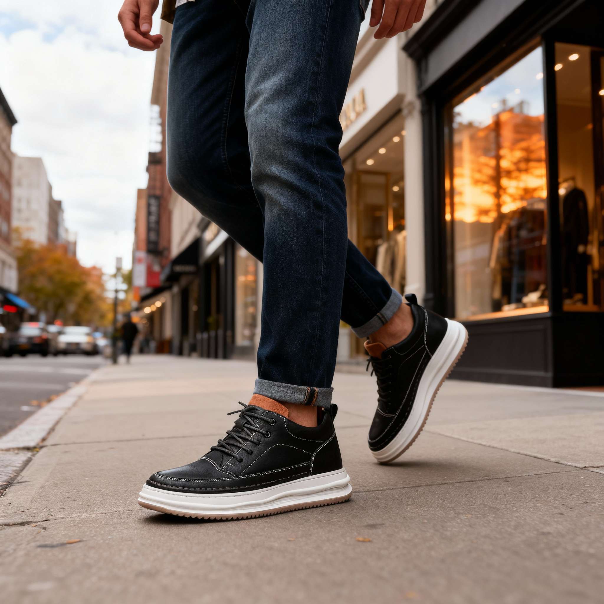 Robert Johnson | Sneakers en Cuir
