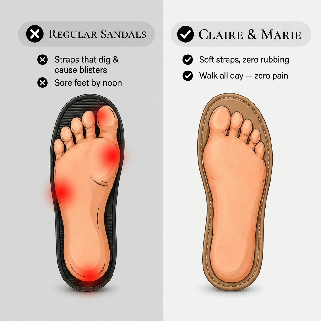 Lara | Sandales Ergonomiques Confort