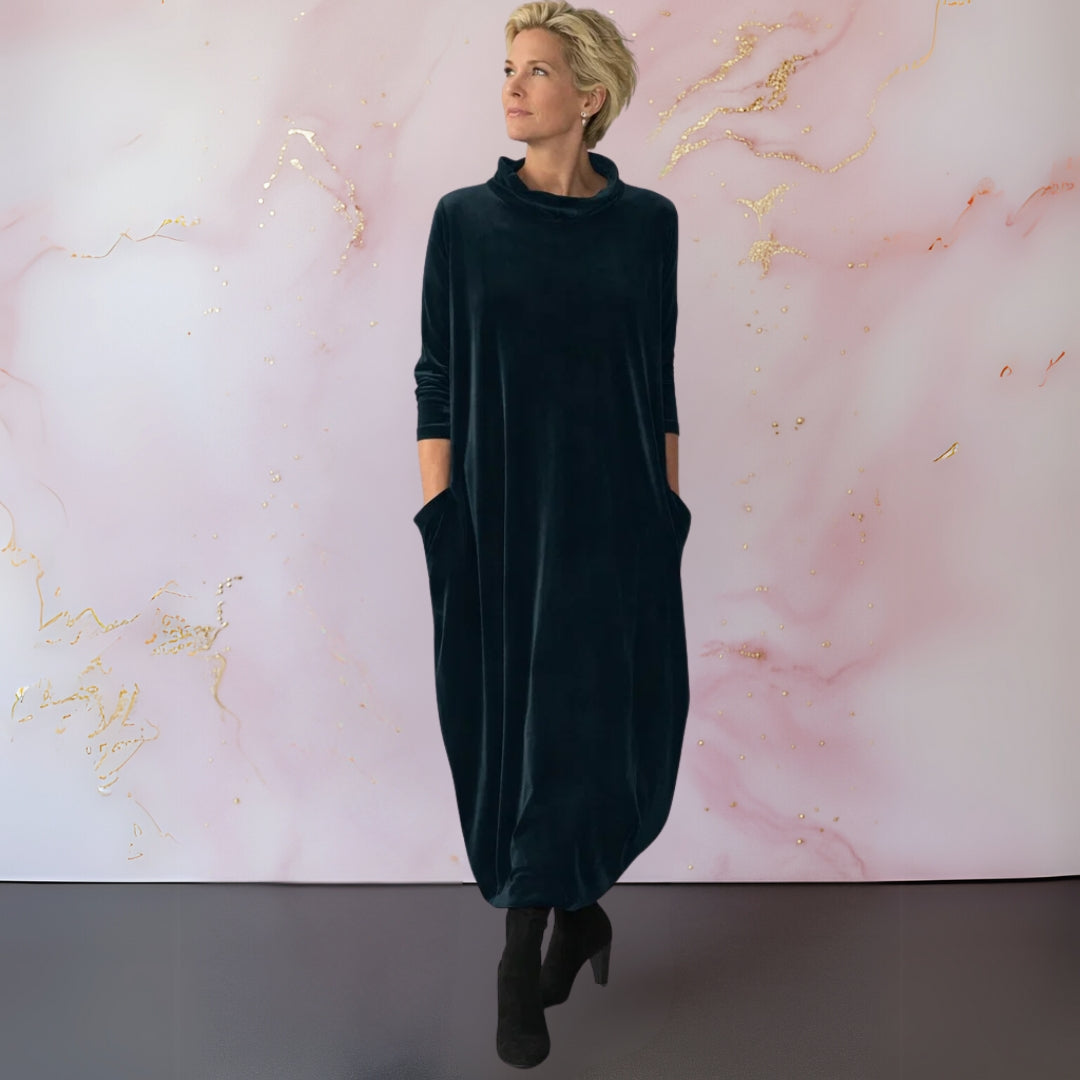 Leona | Robe Longue en Velours