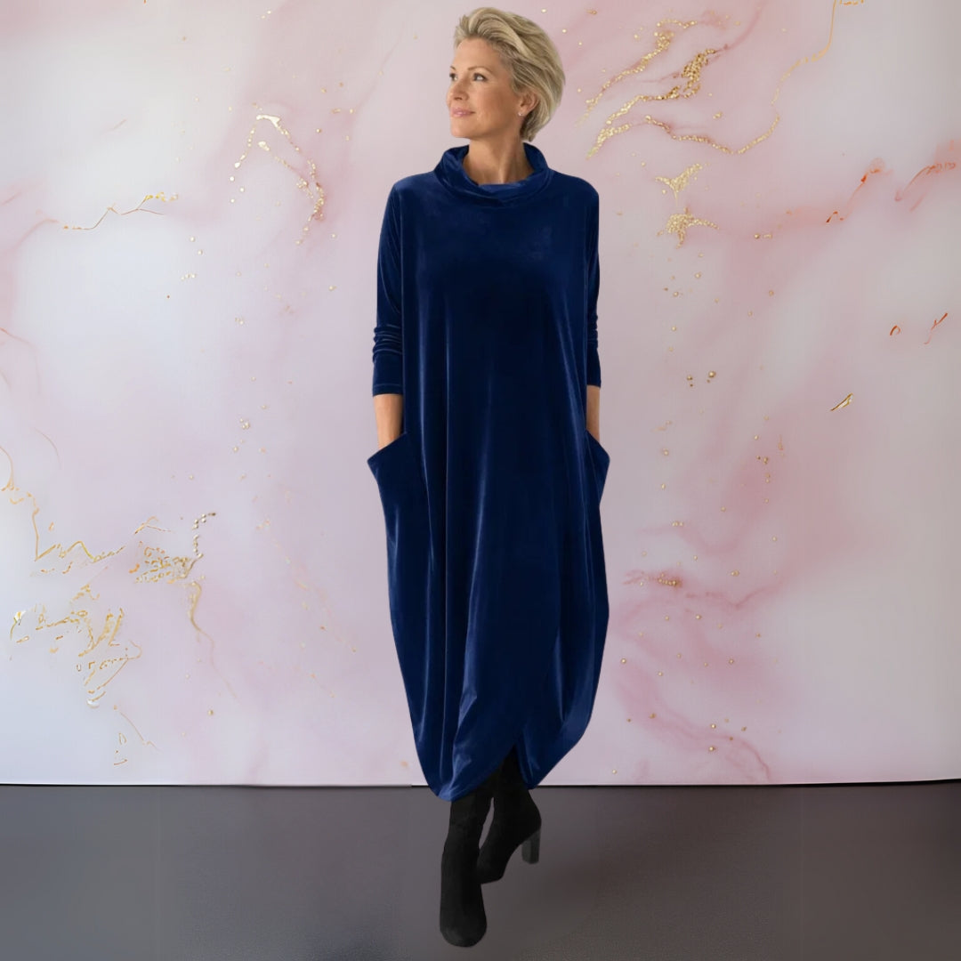 Leona | Robe Longue en Velours