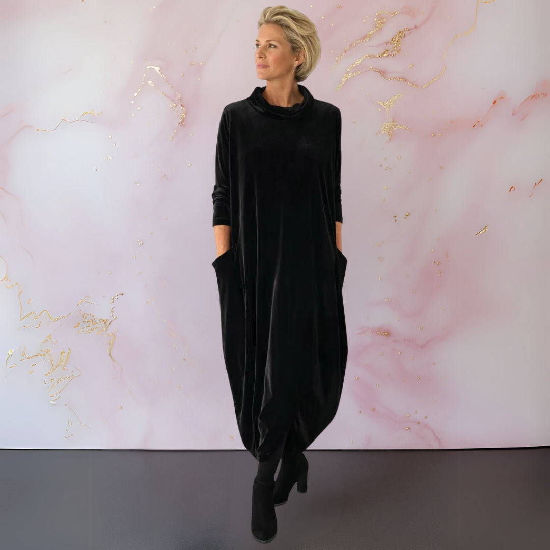 Leona | Robe Longue en Velours